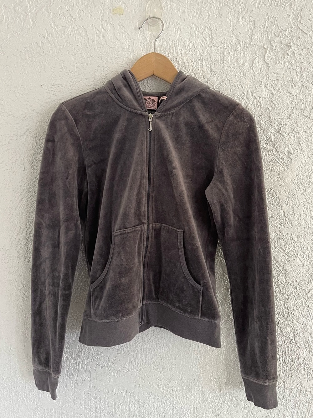 Juicy Couture Juicy Royal Grey Tracksuit Sweatpants Jacket Set - Picture 2 of 14